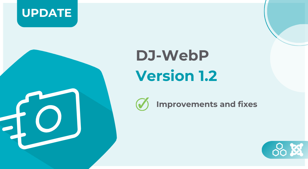 DJ-WebP - free Joomla plugin is back