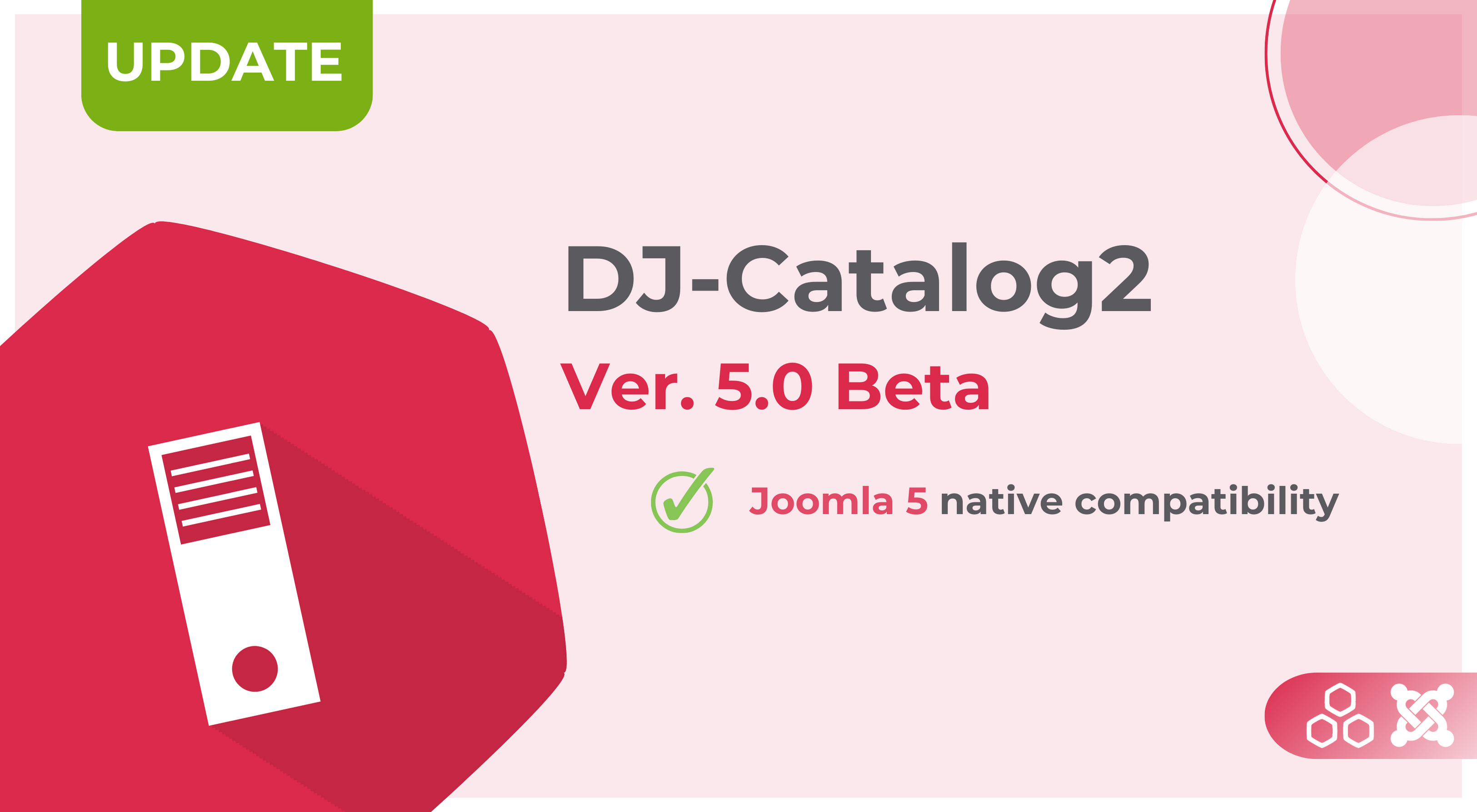Exciting News for Joomla Users: DJ-Catalog2 Version 5.0 Beta Unveils Compatibility with Joomla 5