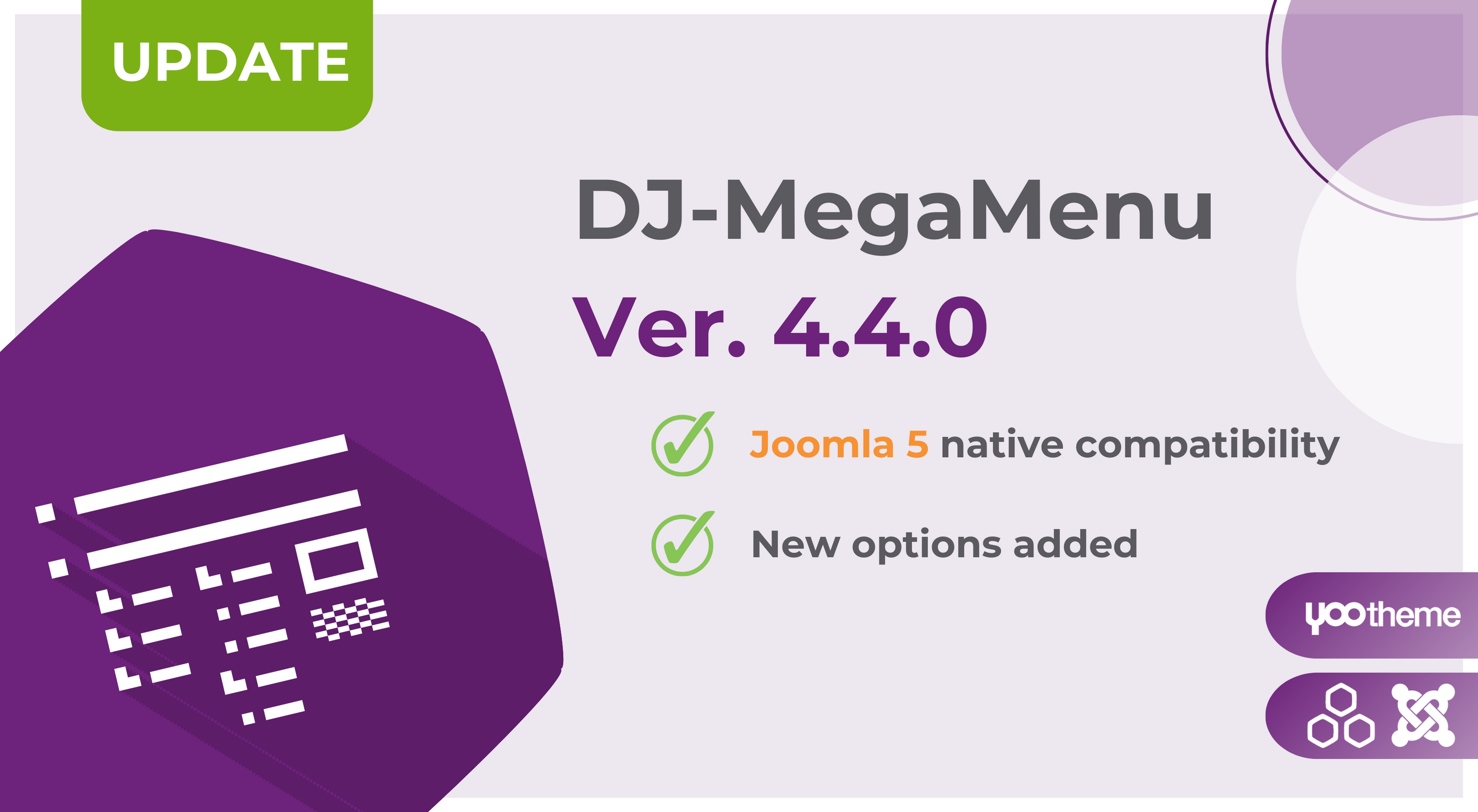Discover the Power of DJ-MegaMenu 4.4.0 with Joomla 5 Support!