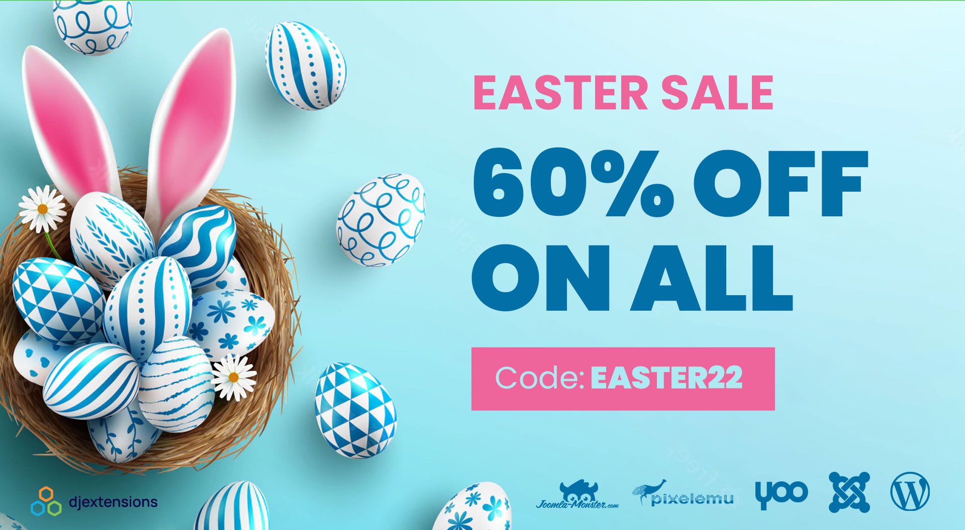 Easter Sale 2022 - 60% discount  